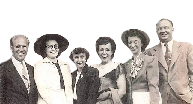 Early WPS employees, Milwaukee 1946