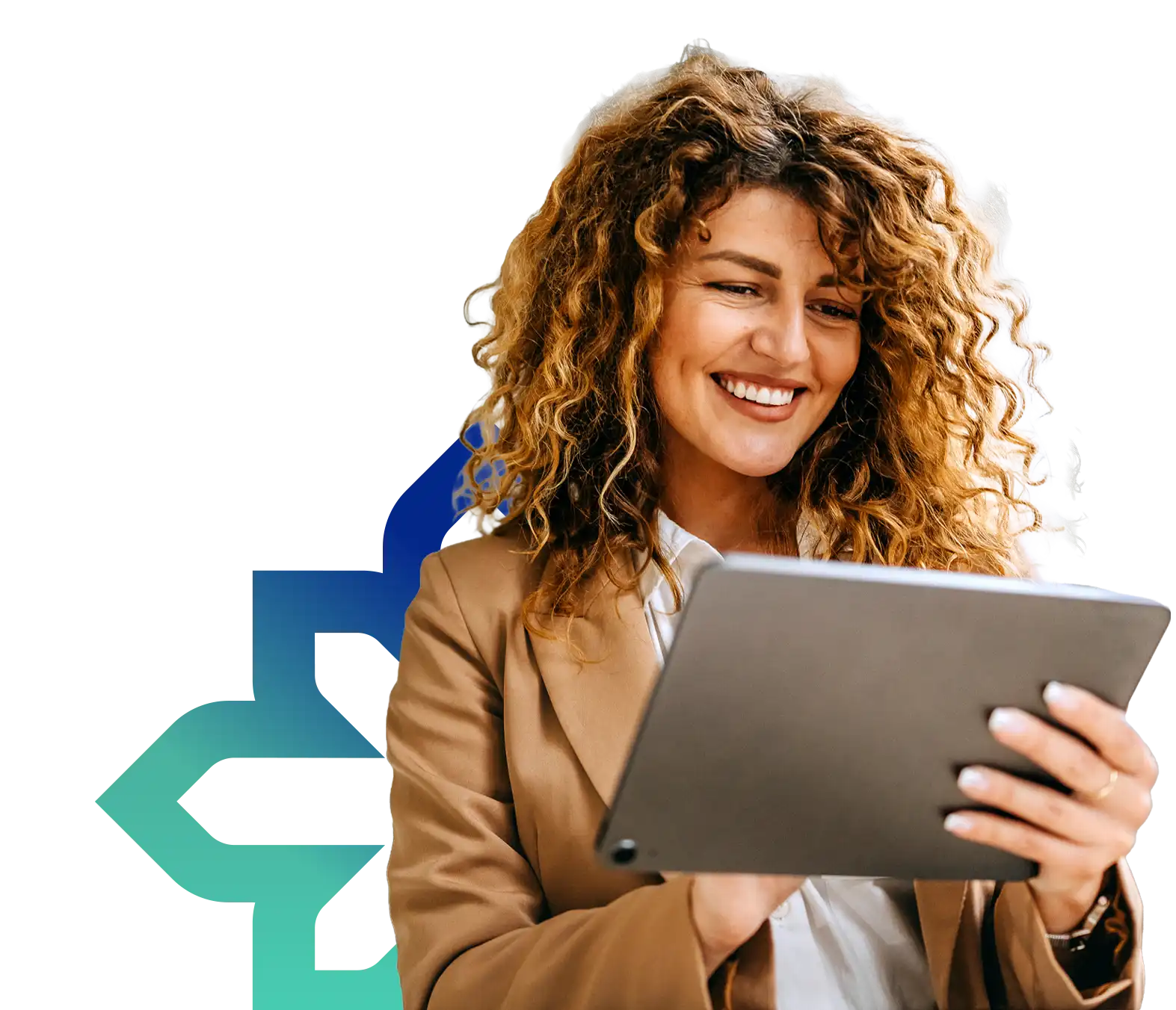 WPS Health insurance agent smiling in a professional office setting