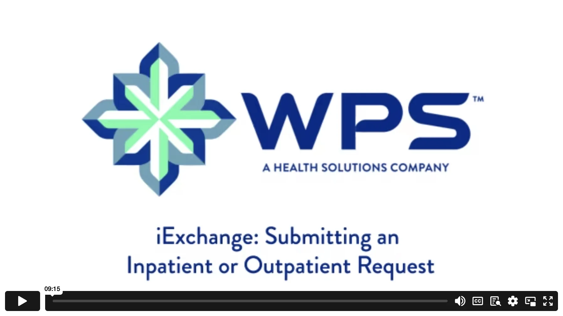 iExchange: Submitting an Inpatient or Outpatient Request
