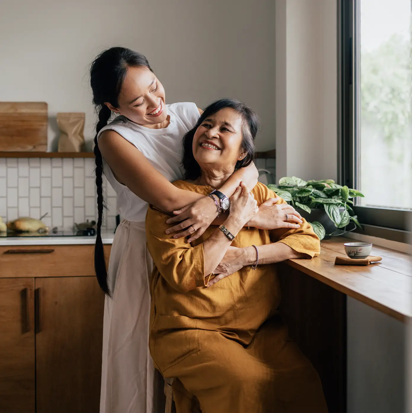 Mother and daughter