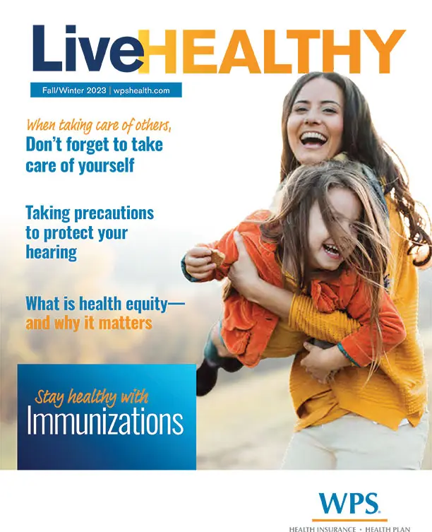 Live Healthy Newsletter Fall/Winter 2023 for employers