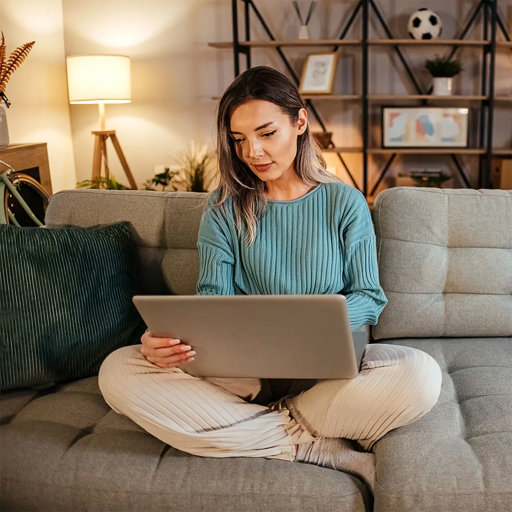 Person on Computer