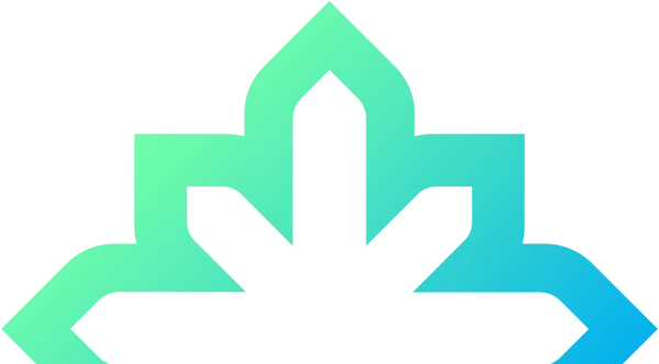 Partial blue and mint WPS spark graphic