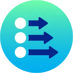 Three paths pointing forward