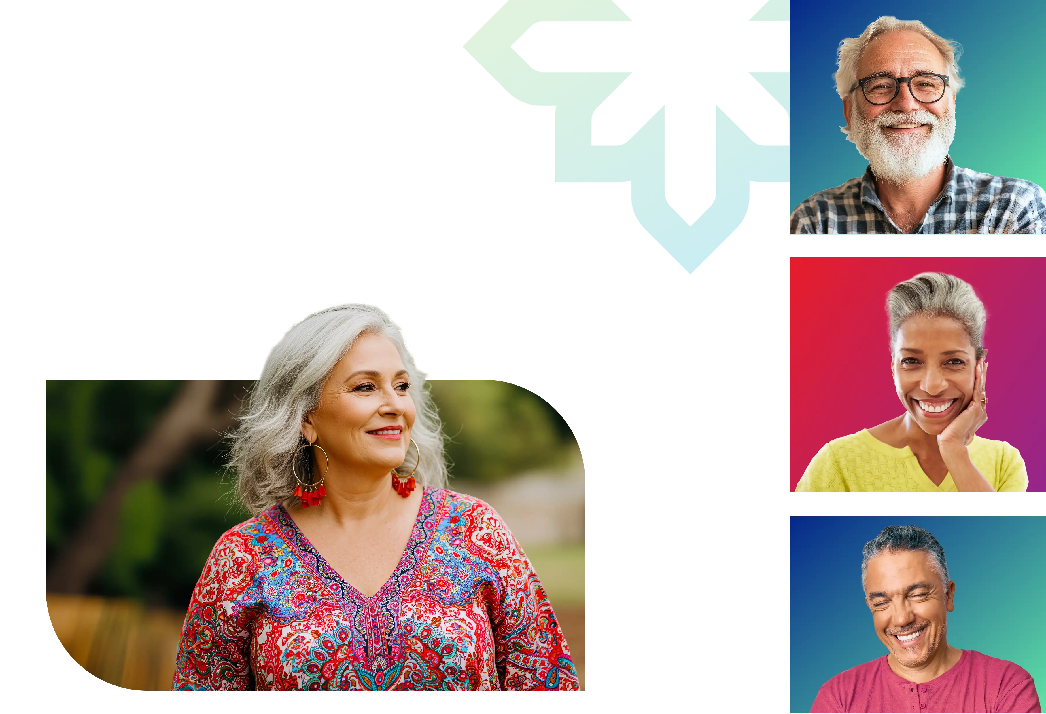 Group of smiling seniors with text 'Have a better plan' promoting Medicare Supplement Insurance and retirement healthcare coverage.